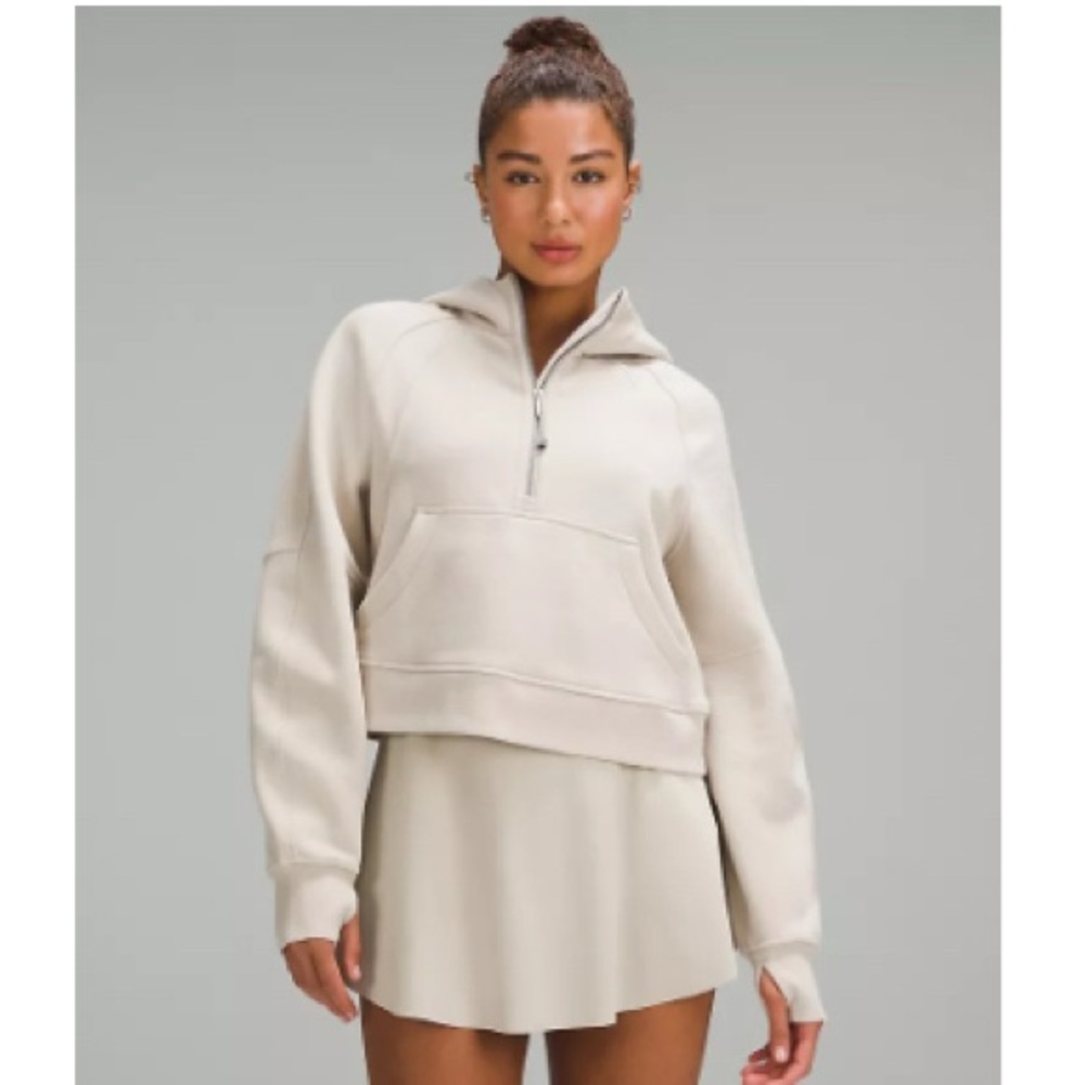 Lululemon oversized scuba half zip hoodie